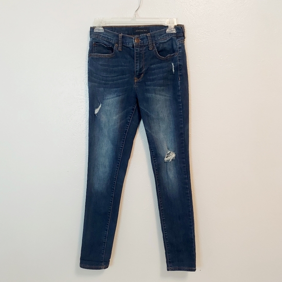 Aeropostale Denim - Aeropostale High Waisted Jeggings distressed 6